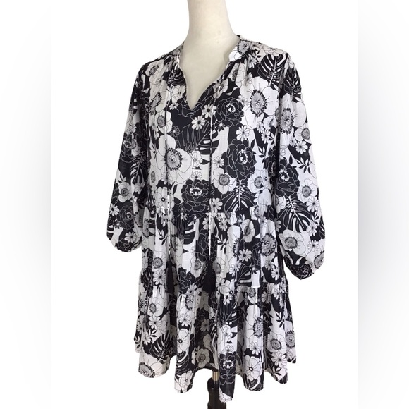 Seafolly Australia Summer Of Love Long Sleeve Cover-Up Dress Size S/M - Picture 9 of 13